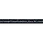 Denoising Diffusion Probabilistic Model