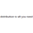 distribution-is-all-you-need