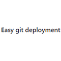 Easy git deployment