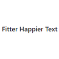Fitter Happier Text