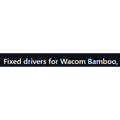 Fixed drivers for Wacom Bamboo