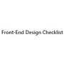 Front-End Design Checklist