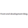 Front-end development blog
