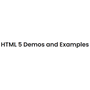 HTML5 Demos and Examples