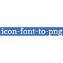 Icon Font to PNG