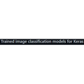 Image classification models for Keras