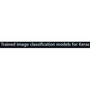 Image classification models for Keras