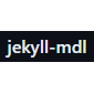 jekyll-mdl