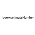 jquery-animateNumber