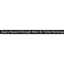 jQuery Password Strength Meter