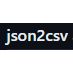 json2csv