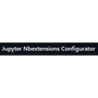 Jupyter Nbextensions Configurator