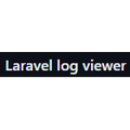 Laravel log viewer