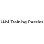 LLM Training Puzzles