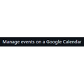 Manage events on a Google Calendar