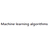 Machine learning algorithms