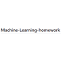 Machine Learning Homework