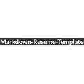 Markdown-Resume-Template