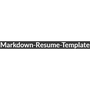 Markdown-Resume-Template