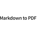 Markdown to PDF