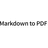Markdown to PDF