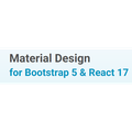 Material Design for Bootstrap 5 React 17