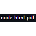 node-html-pdf