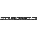 Normalize Node.js versions