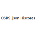 OSRS .json Hiscores