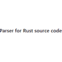 Parser for Rust source code