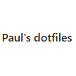 Paul's dotfiles