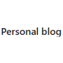 Personal Blog