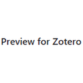Preview for Zotero