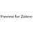 Preview for Zotero