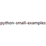 python-small-examples