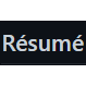 Résumé