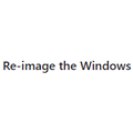 Re-image the Windows