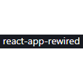 react-app-rewired