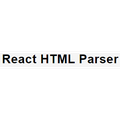 React HTML Parser