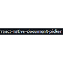 react-native-document-picker