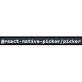 react-native-picker/picker