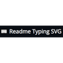 Readme Typing SVG