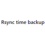 Rsync time backup