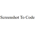 Screenshot to Code