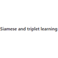 Siamese and triplet learning