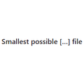 Smallest possible