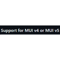 Support for MUI v4 or MUI v5