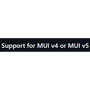 Support for MUI v4 or MUI v5