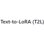 Text-to-LoRA (T2L)