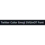 Twitter Color Emoji SVGinOT Font
